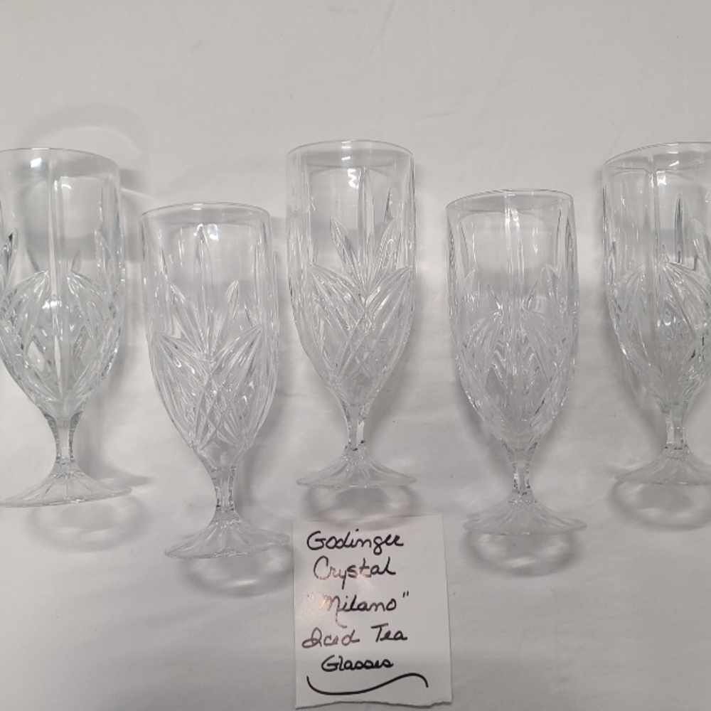 Godinger Crystal Milano Drinkware Set - Clear